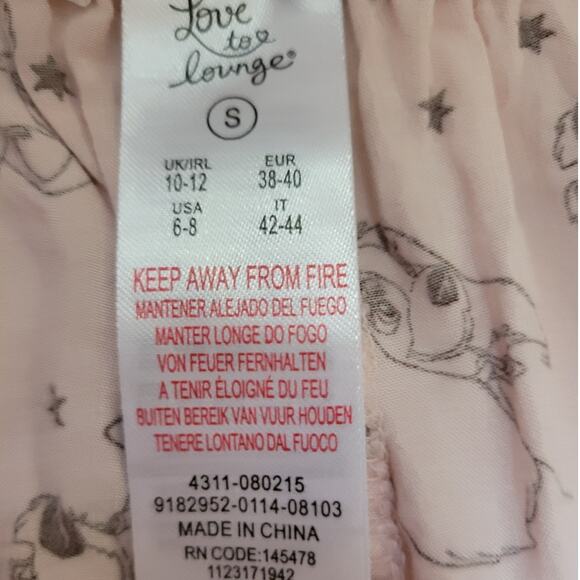 Love to Lounge Lady & the Tramp Pajama Bottoms Disney Lounge Pants Kid Core - S - Picture 3 of 5